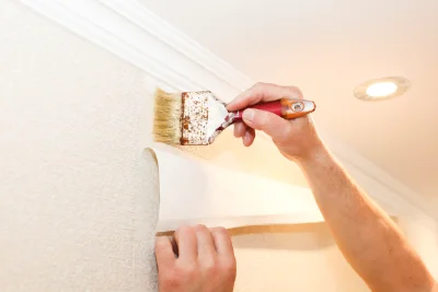 Pose de papier peint à Cogny — revêtements muraux et toiles de verre